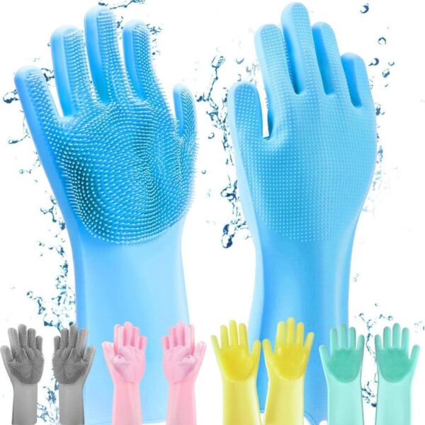 Magic Silicone Dishwashing Gloves