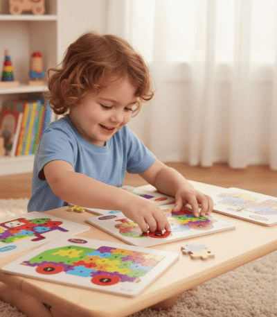 Wooden Alphabet Puzzle Board