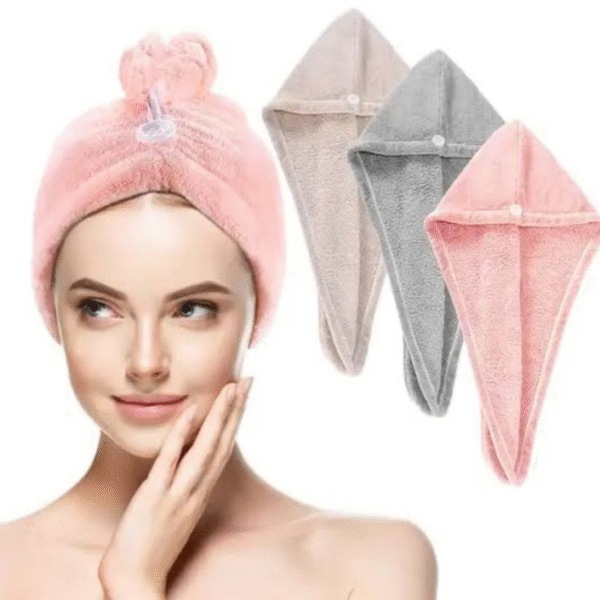 Quick Dry Hair Towel Cap