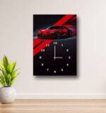Best Price Sports Car Wooden Frame Wall Clock in Pakistan
