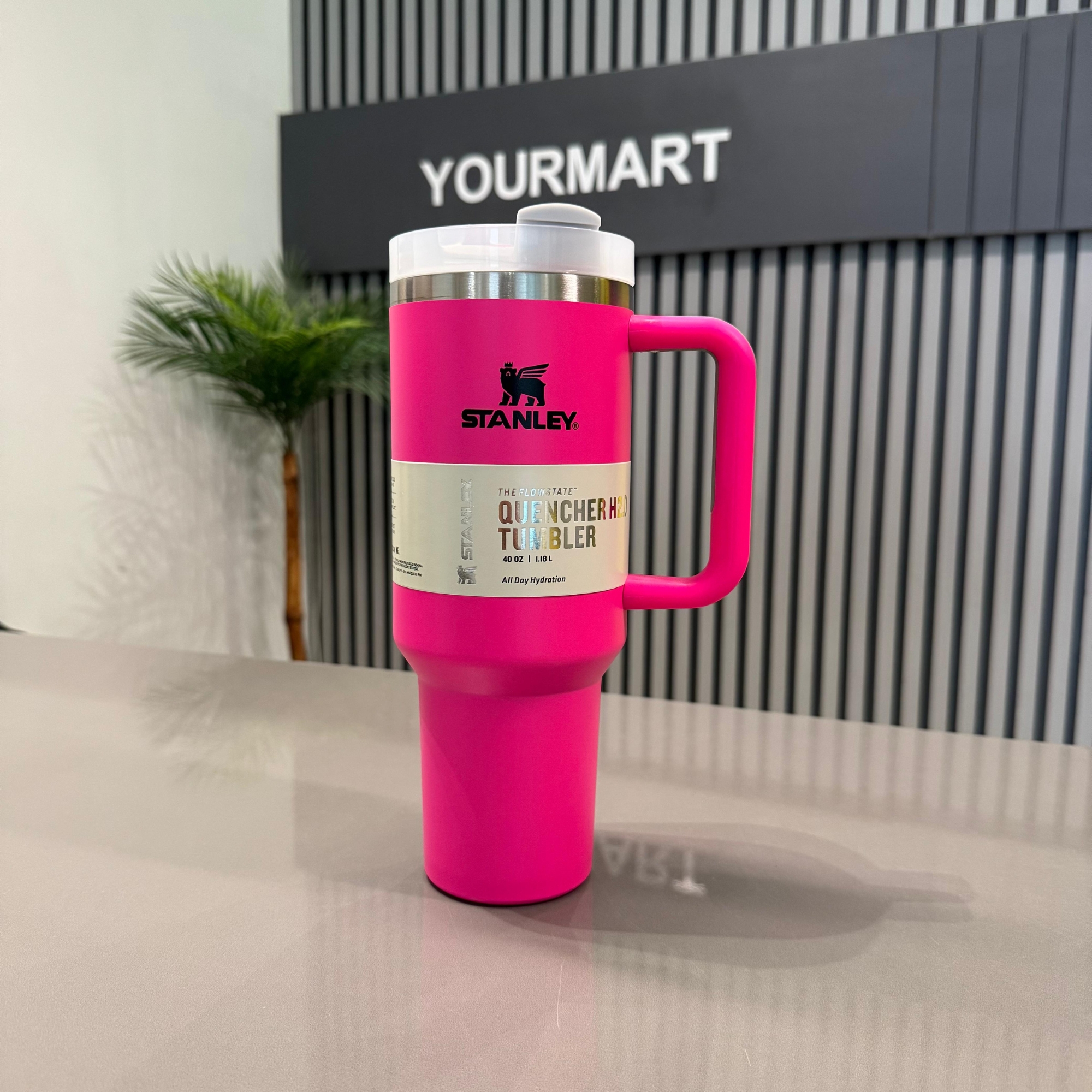 Pink Stanley 40 Oz Stainless Steel Tumbler Pink Stanley 40 Oz Stainless Steel Tumbler