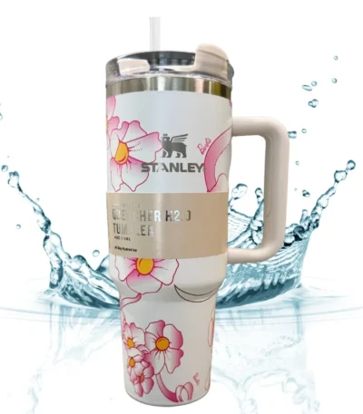 White Barbie Stanlay Tumbler