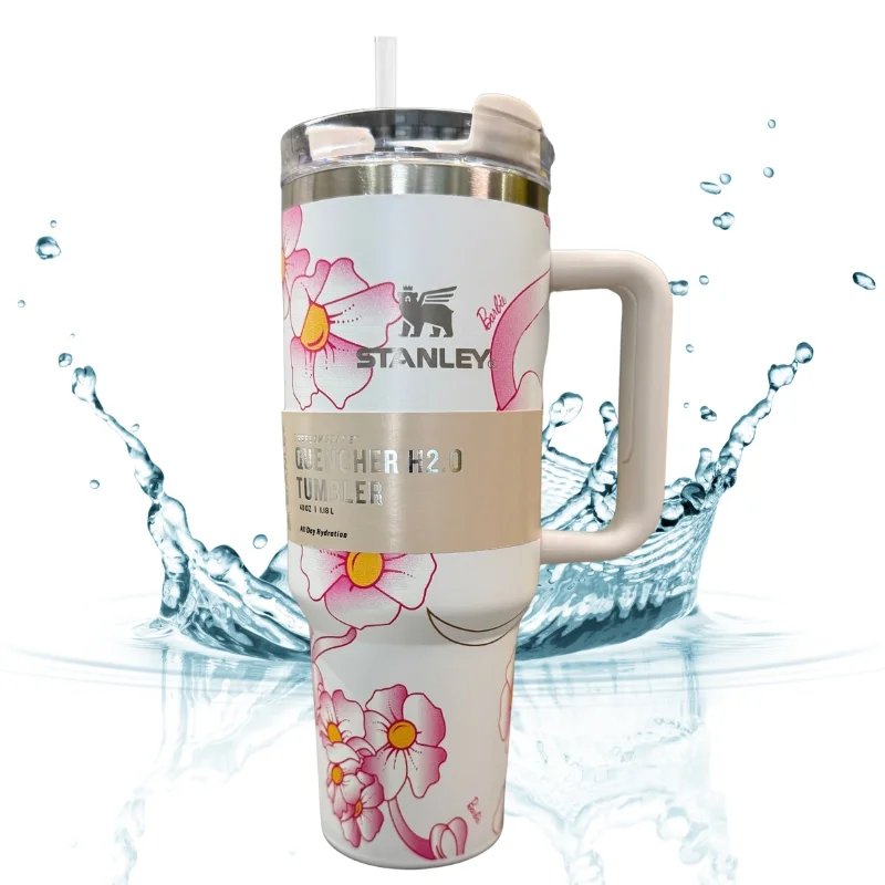 White Barbie Stanlay Tumbler